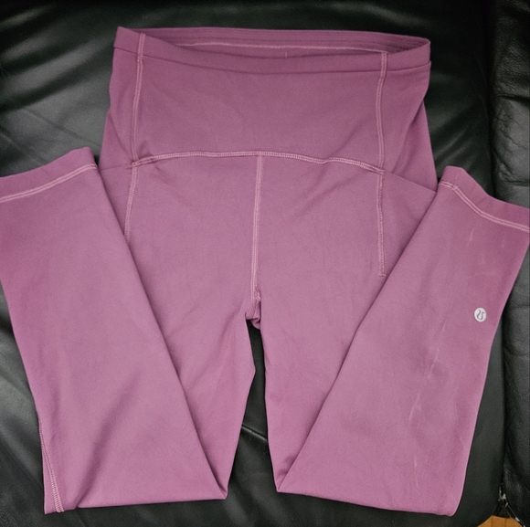 Lululemon Swift Speed High-Rise Crop 21"Velvet Dust (First Release) Sz 4 - Picture 7 of 8